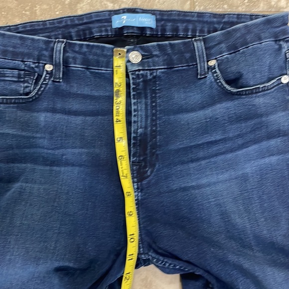 7 for all mankind Women’s B(Air) Authentic Denim Ankle Skinny Sz 34 - Picture 13 of 15